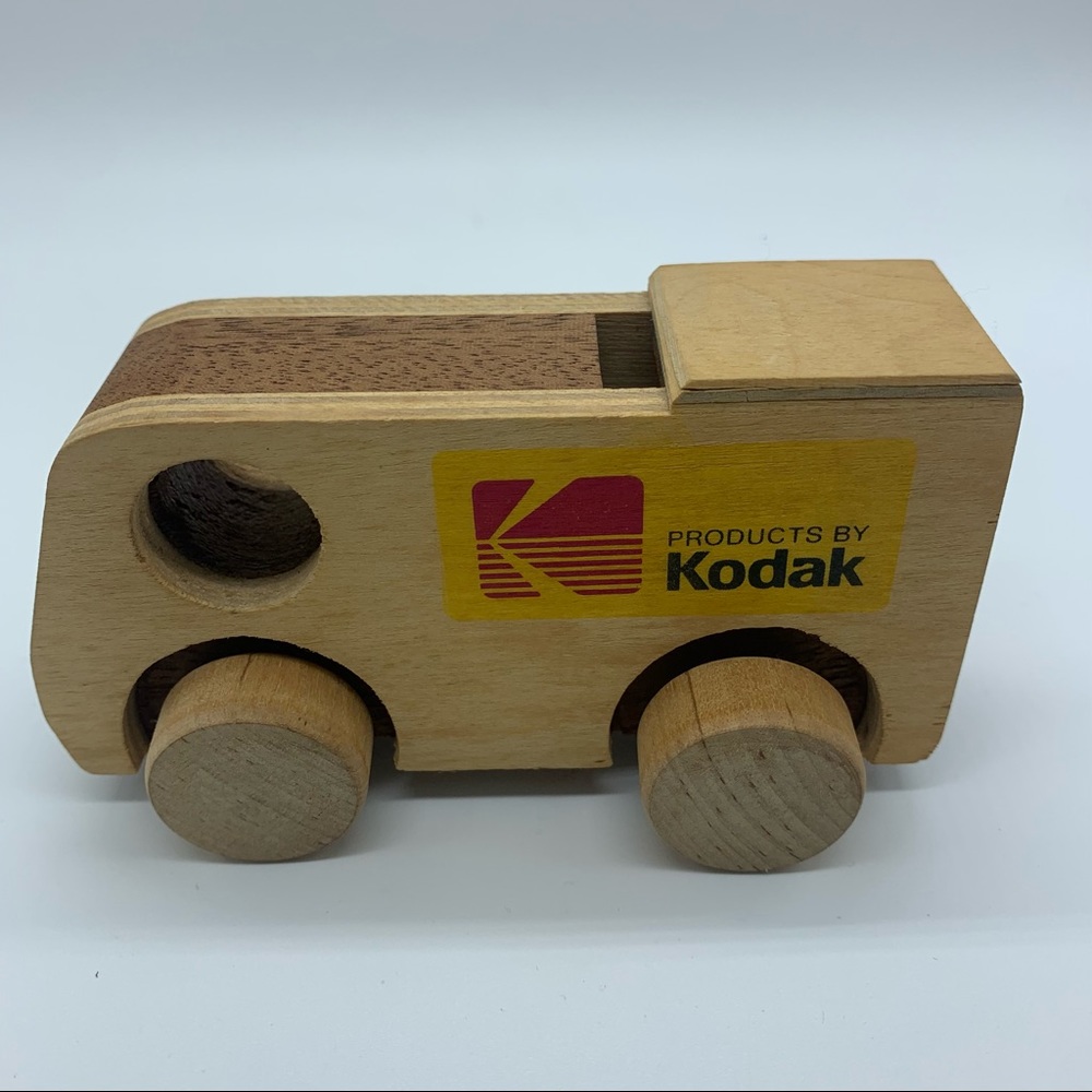 KODAK delivery wooden toy truck